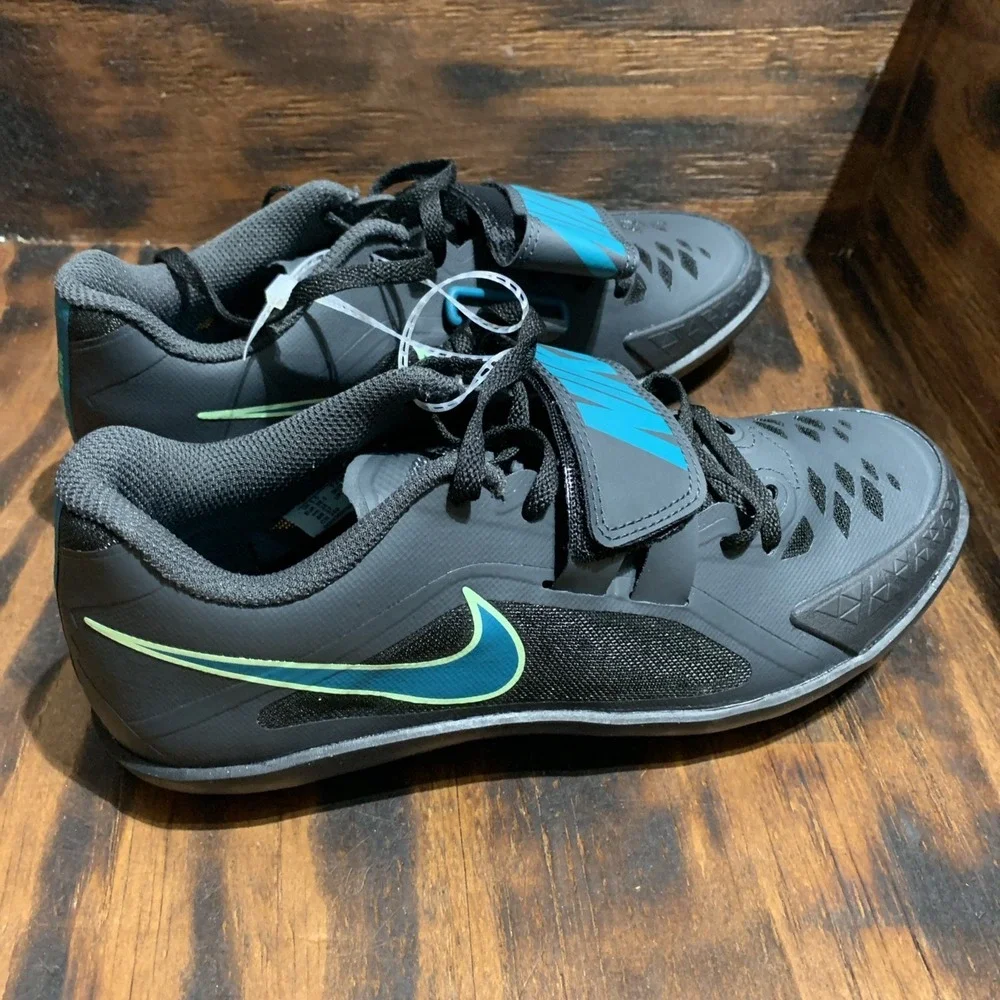 Nike Zoom Rival SD 2 'Black‎ Electric Algae' FZ9665-001 Sz 6 Men / 7.5 Women